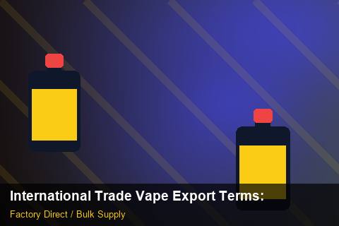 International Trade Vape Export Terms — International Trade Vape Export Terms: Customs Documentation — for German Importers photo 2