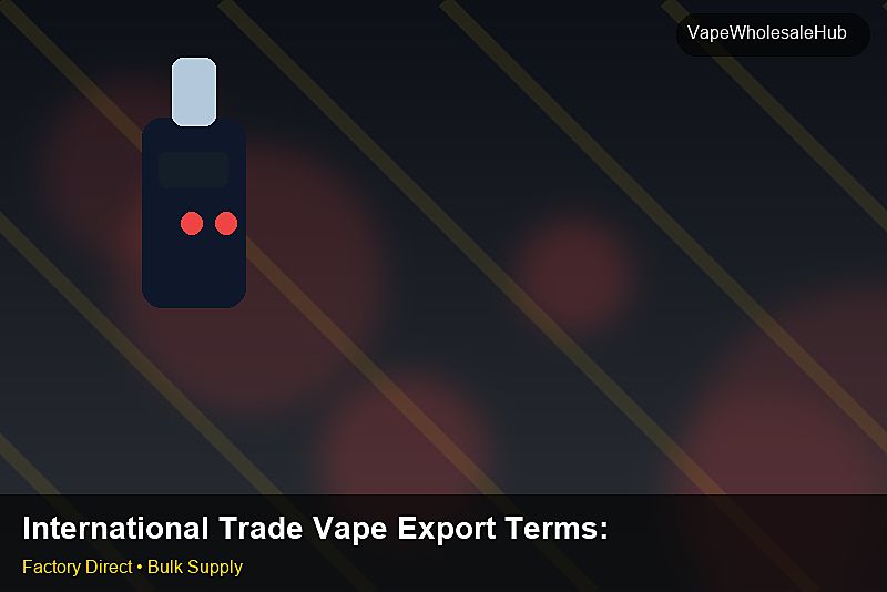 International Trade Vape Export Terms โ International Trade Vape Export Terms: 2026 Buyer's Handbook | 2026 Edition photo 2