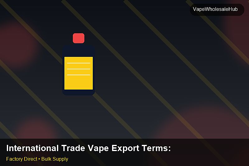 International Trade Vape Export Terms โ International Trade Vape Export Terms: Quality Inspection Checklist | 2026 Edition photo 2