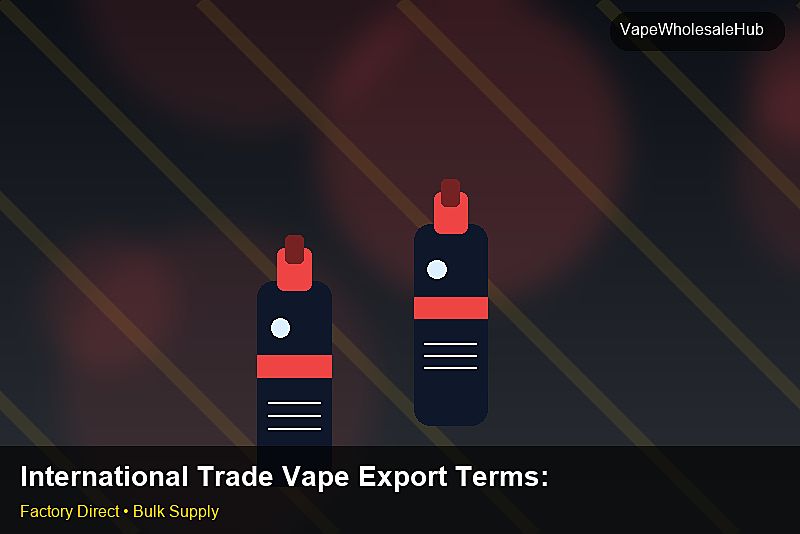 International Trade Vape Export Terms — International Trade Vape Export Terms: Lead Time & MOQ | 2026 Edition photo 1