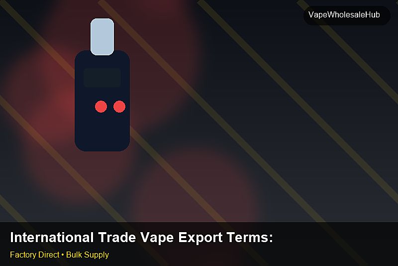 International Trade Vape Export Terms — International Trade Vape Export Terms: Lead Time & MOQ | 2026 Edition photo 2