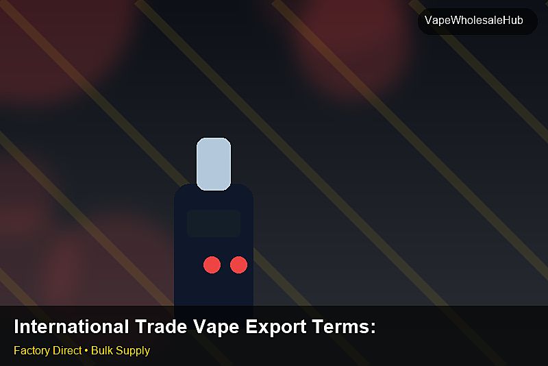 International Trade Vape Export Terms โ International Trade Vape Export Terms: Sample Policy | 2026 Edition photo 2