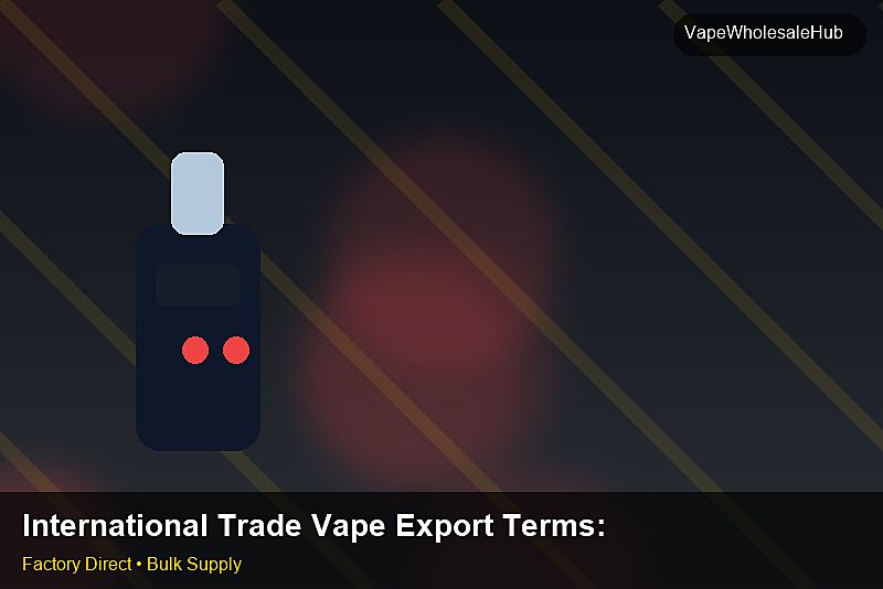International Trade Vape Export Terms โ International Trade Vape Export Terms: Cost Breakdown | 2026 Edition photo 2