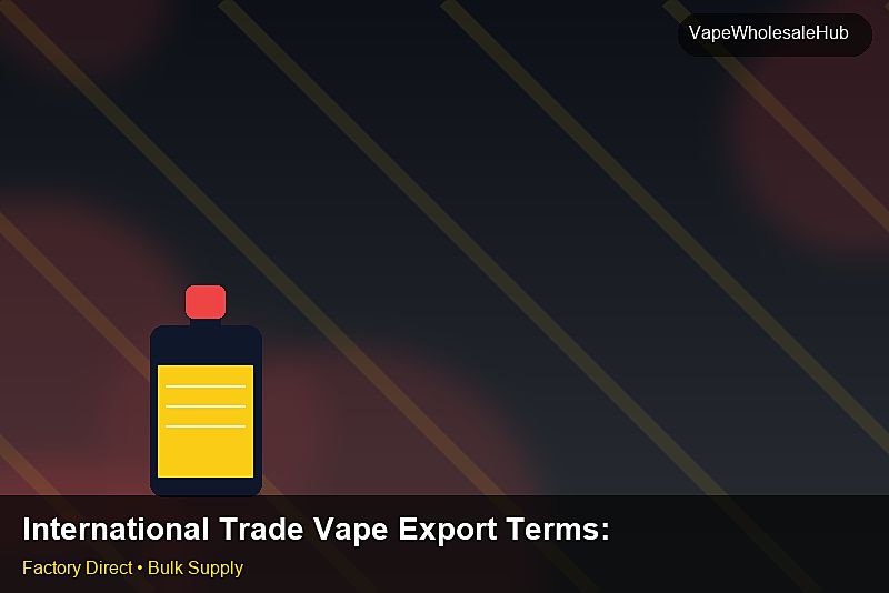 International Trade Vape Export Terms โ International Trade Vape Export Terms: Negotiation Tips | 2026 Edition photo 2