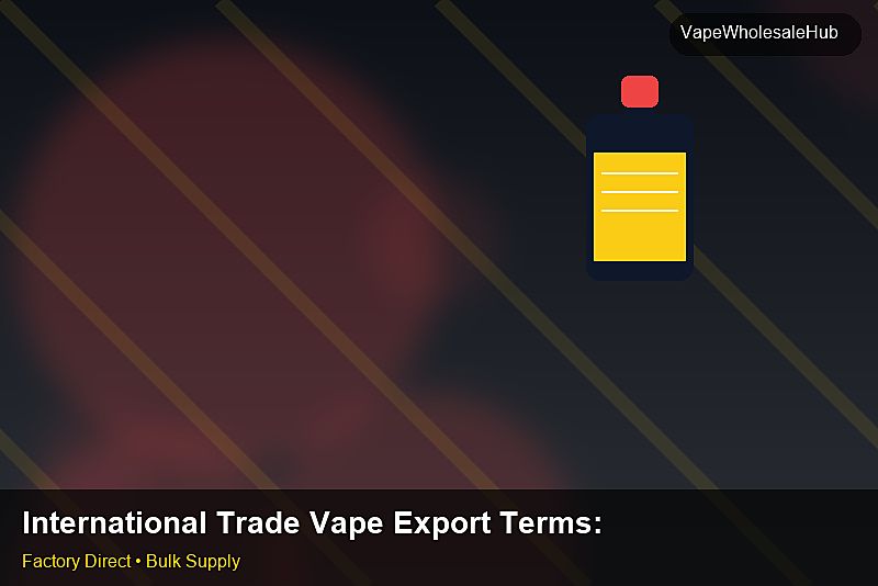 International Trade Vape Export Terms โ International Trade Vape Export Terms: Distribution Channels | 2026 Edition photo 2