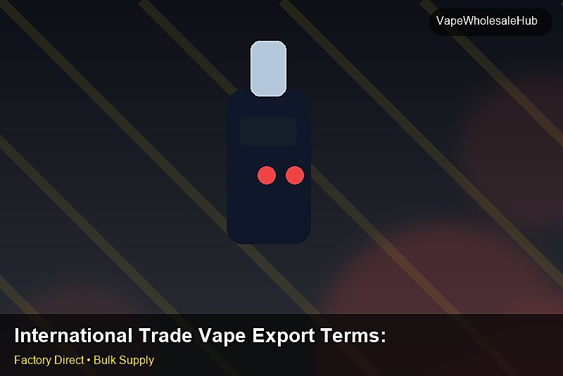 International Trade Vape Export Terms — International Trade Vape Export Terms: Sustainability | 2026 Edition photo 1