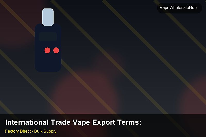 International Trade Vape Export Terms — International Trade Vape Export Terms: Sustainability | 2026 Edition photo 2