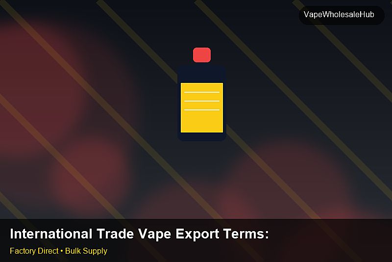 International Trade Vape Export Terms โ International Trade Vape Export Terms: ROI Analysis | 2026 Edition photo 2