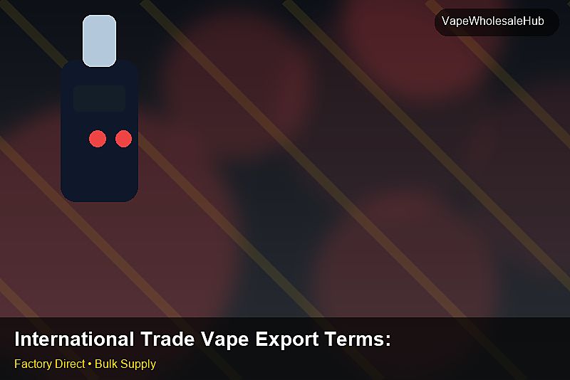 International Trade Vape Export Terms โ International Trade Vape Export Terms: Margin Calculator | 2026 Edition photo 2