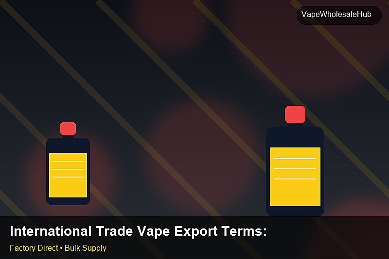 International Trade Vape Export Terms โ International Trade Vape Export Terms: Procurement Checklist | 2026 Edition photo 2